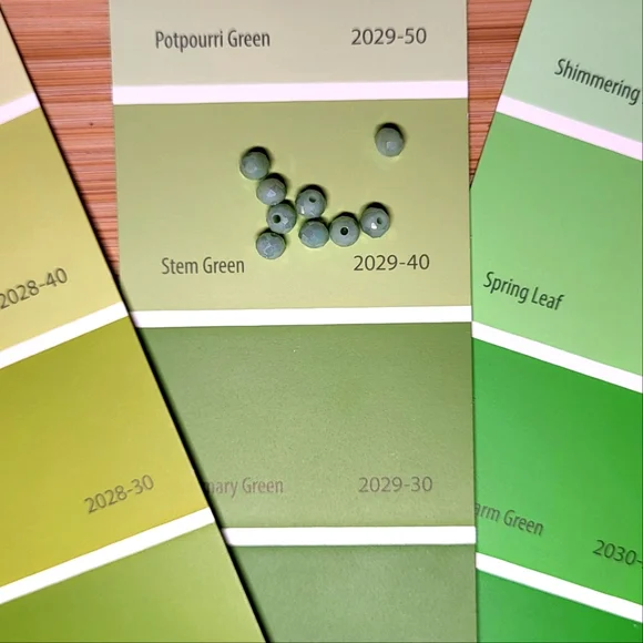 Set Of Three Stem Green Bracelets - Picture 5 of 5